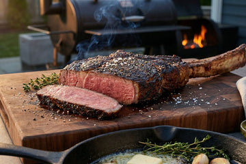 The Ultimate Reverse Sear Smoked Tomahawk Steak