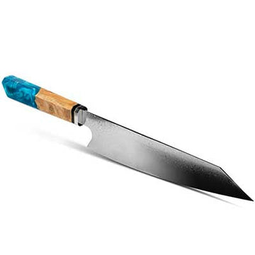 Japanese Kiritsuke Damascus kitchen knife