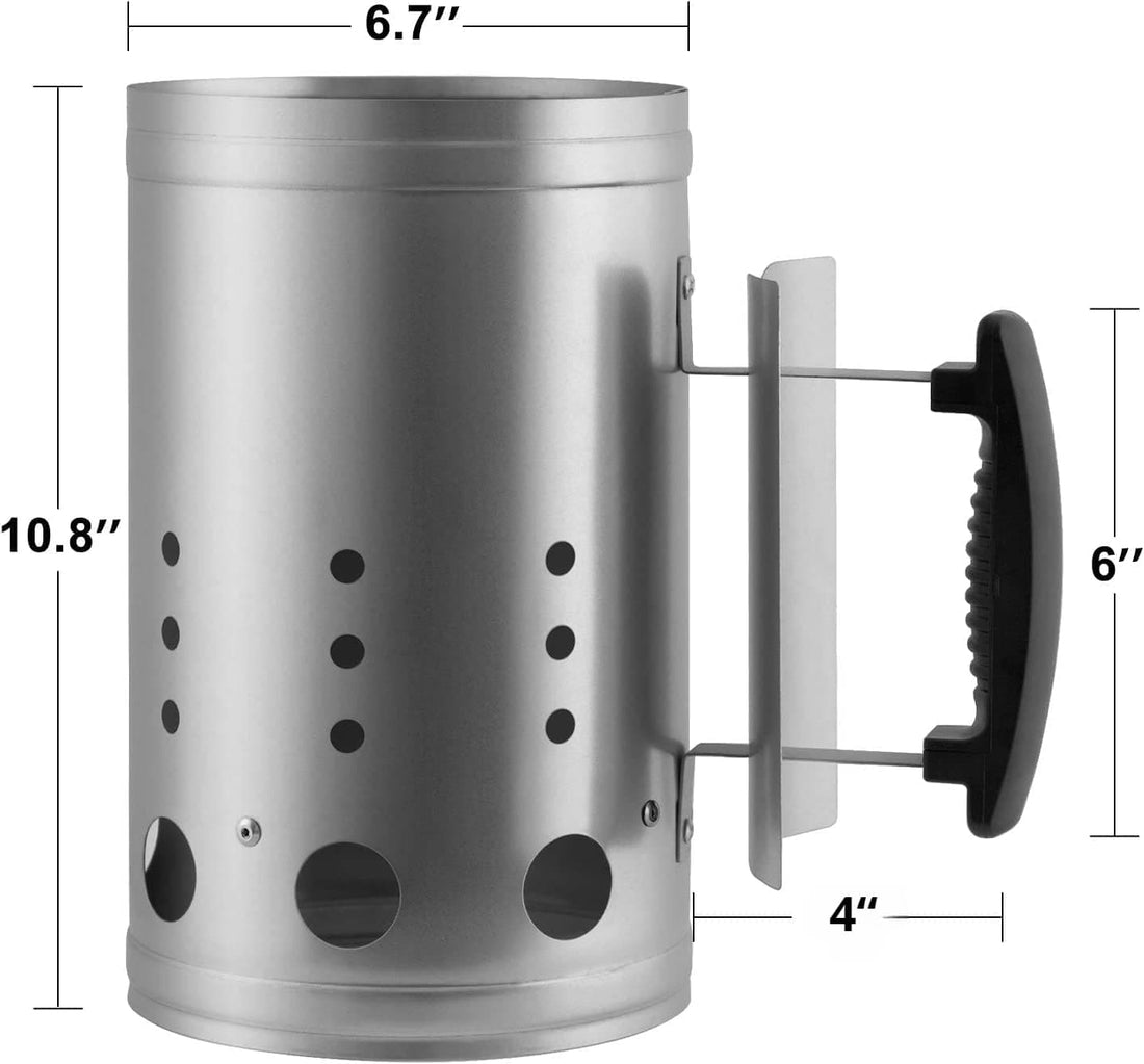 Chef Supply Co BBQ Fire Starter Rapidfire Barbecue Chimney
