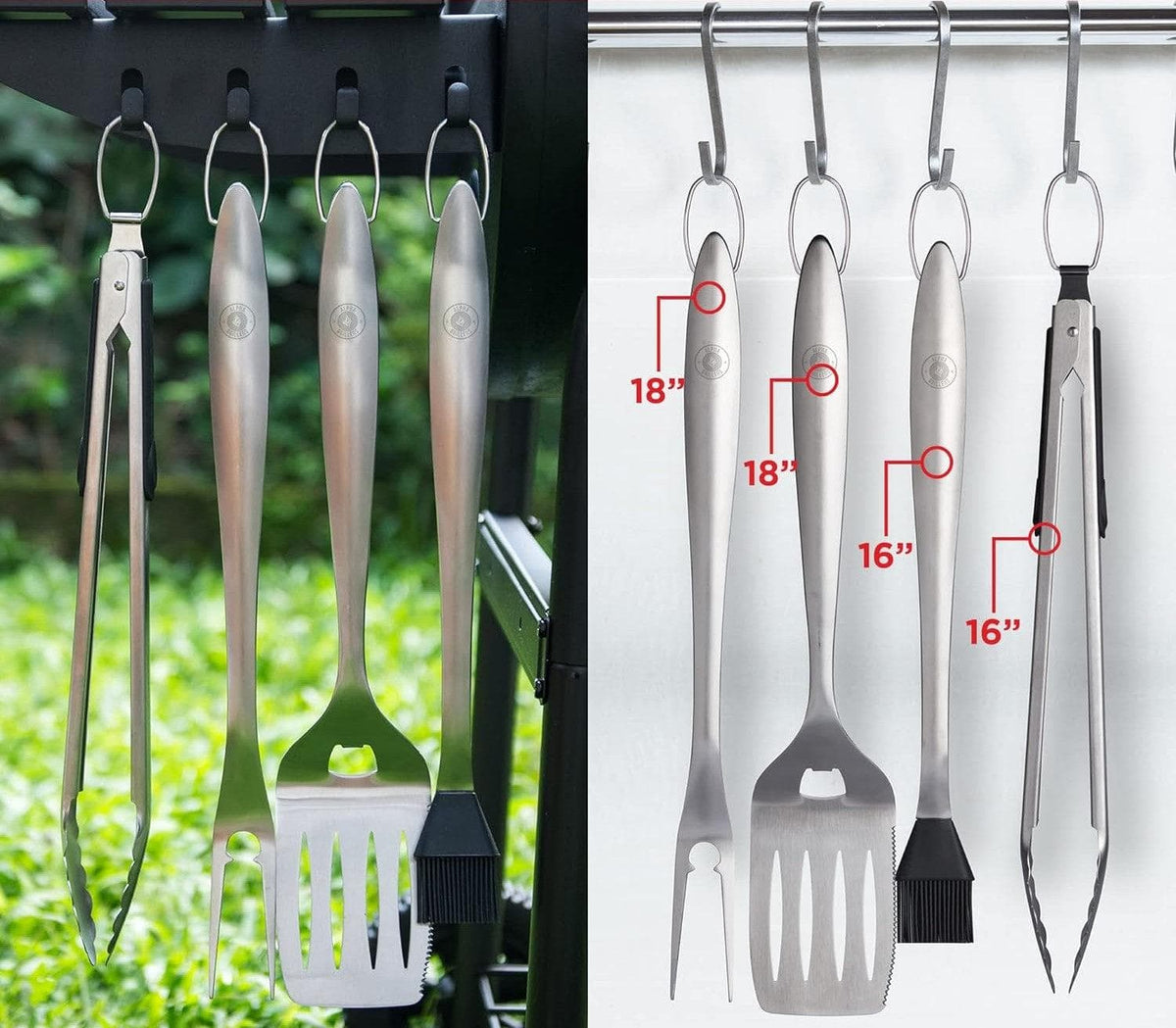 Chef Supply Co BBQ Grill Accessories Grill Accessories 4Pcs