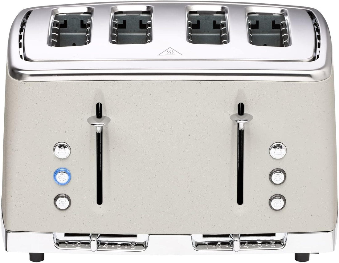 Chef Supply Co Bread Toaster Stone Textured 4 Slice Toaster