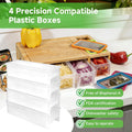 CHEF SUPPLY CO Chopping Board Large Bamboo Cutting Board With 4 Containers & Phone Holder