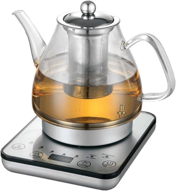 Chef Supply Co Coffee, Tea & Espresso Electric Glass Kettle 1.2L