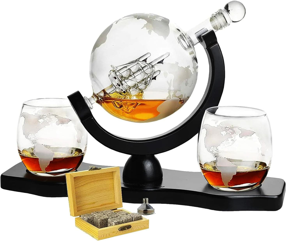 Chef Supply Co Decanter Globe Whiskey Decanter Globe 850ml