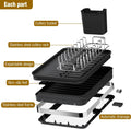 Chef Supply Co Dish Rack Large Capacity Dish Rack (11.8