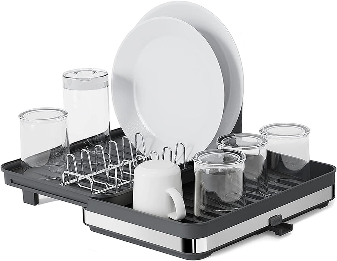 Chef Supply Co Dish Rack Large Capacity Dish Rack (11.8"-20.5")