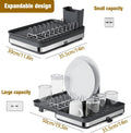 Chef Supply Co Dish Rack Large Capacity Dish Rack (11.8