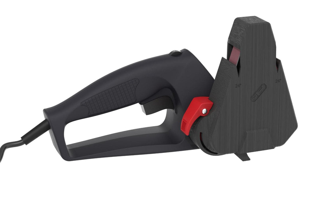 Chef Supply Co Electric Knife Sharpener with 4 Abrasive Belts - Great for Knives and Tools