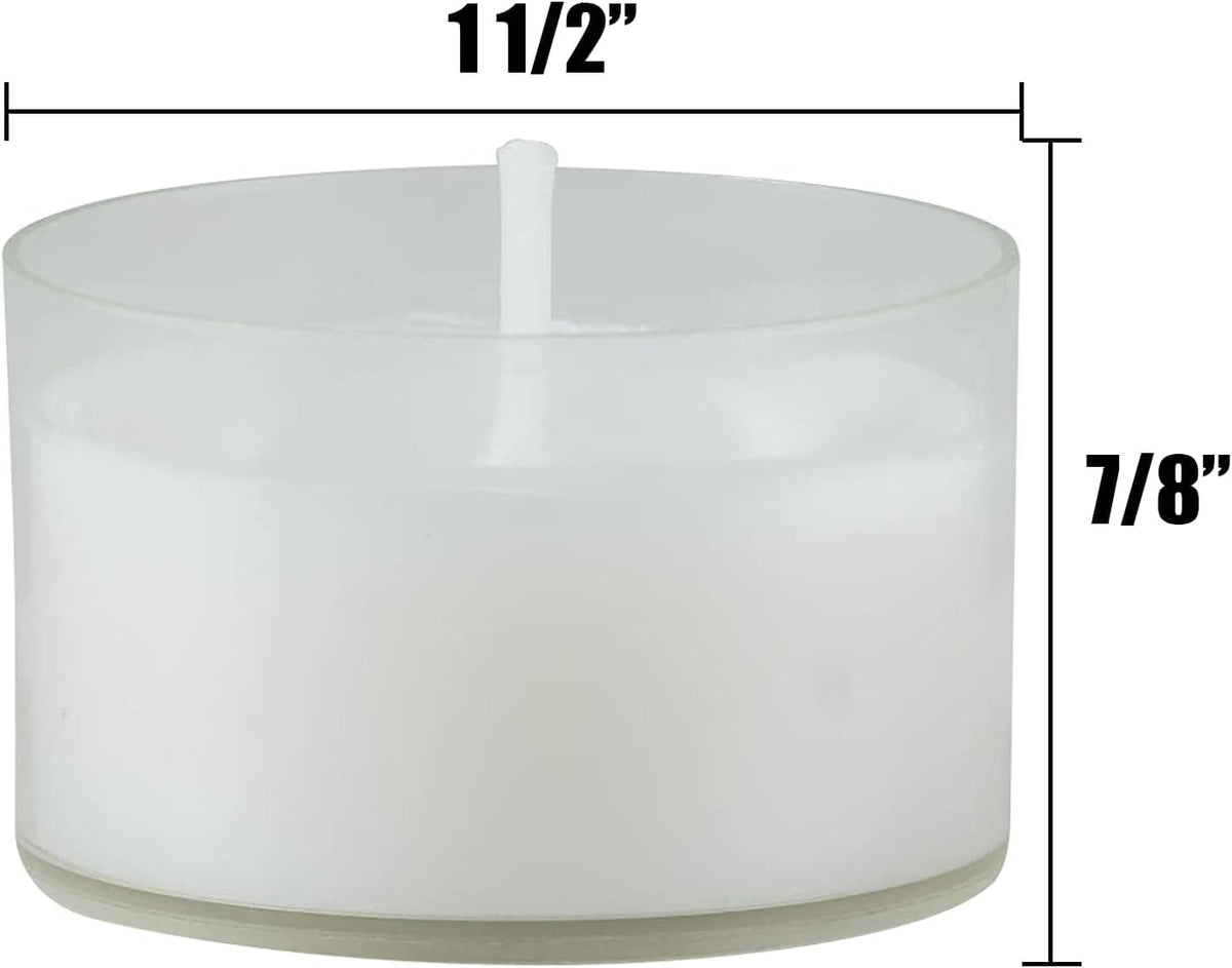 Chef Supply Co Fruit Basket Shelf Unscented Light Candles 96 Pack