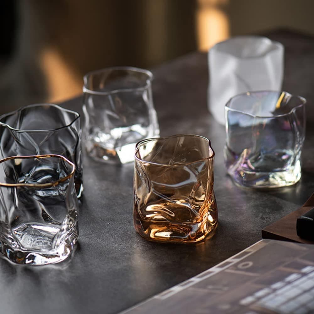 Chef Supply Co Glassware Drinkware Colored Glass 6 Piece Set