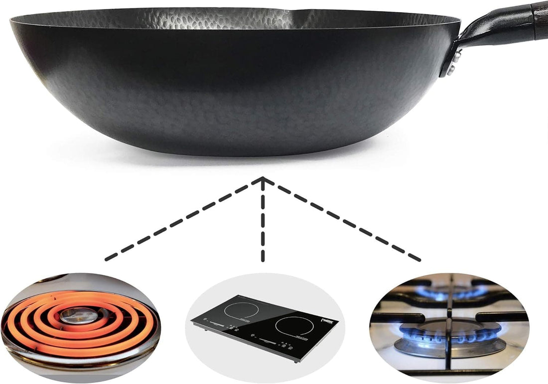 Chef Supply Co Hand Blender Carbon Steel Wok