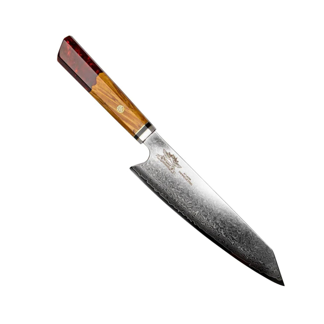 CHEF SUPPLY CO Kitchen Knives Blood Beach Japanese Style Kiritsuke 20.5 cm - 8 inch Damascus Chef Knife