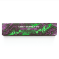 CHEF SUPPLY CO Kitchen Knives Neon Series MK1 - 21 cm - AUS-10 - 45 Layer Damascus Kiritsuke Chef Knife with Leather Sheath