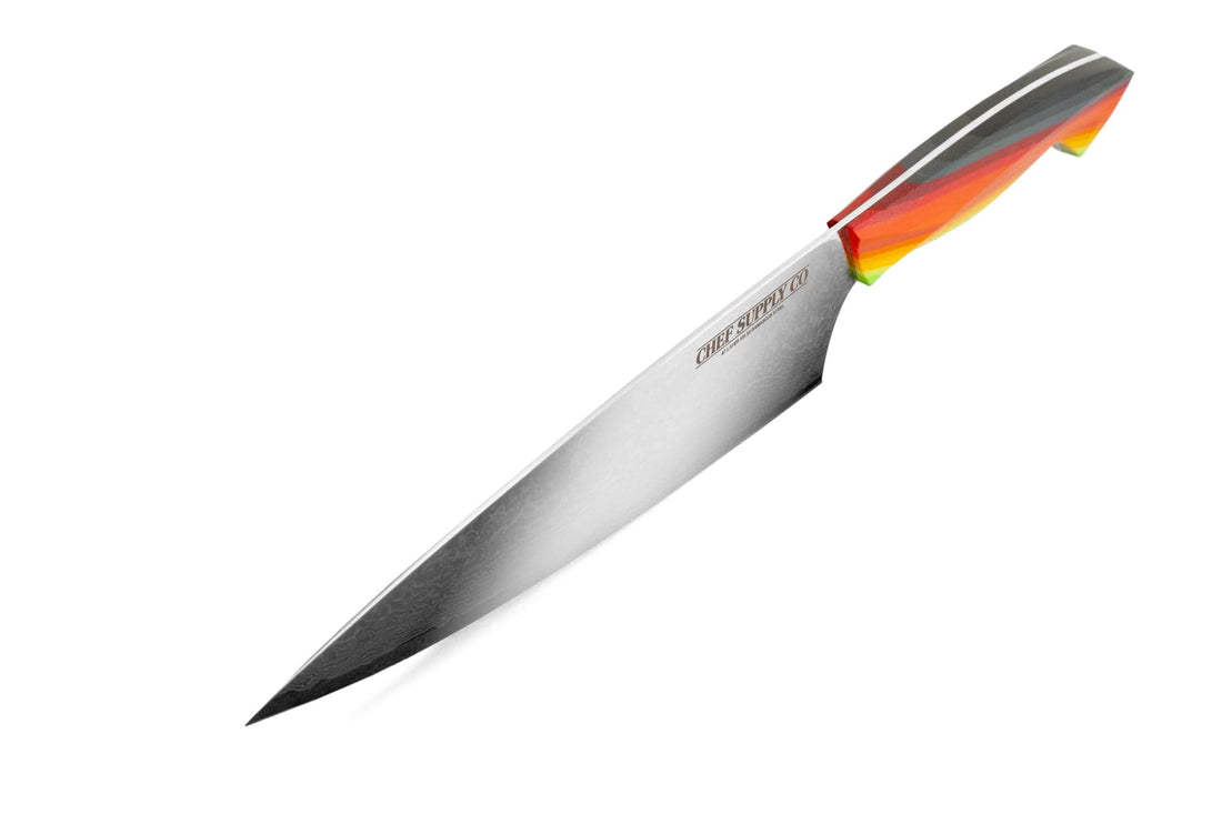 CSC BRANDED Kitchen Knives Rainbow Damascus 20 cm - 8 inch Chef Knife