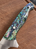 CHEF SUPPLY CO Kitchen Knives Sea Creature MK2 Series 17.5cm / 7” Flexible Fillet Knife – 9Cr18MoV Steel, Resin & Abalone Shell Handle