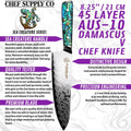 CHEF SUPPLY CO Kitchen Knives Sea Creature Series. 8.25