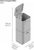 Chef Supply Co Kitchen Tool Waste Separation and Recycling Kitchen Bin 40L