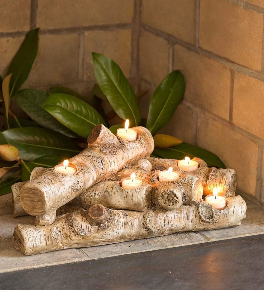 Chef Supply Co Light Candles Logs Tea Lights Candle Holder