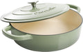 Chef Supply Co Nonstick Dutch Oven Enameled Cast Iron Braiser 5-Quart