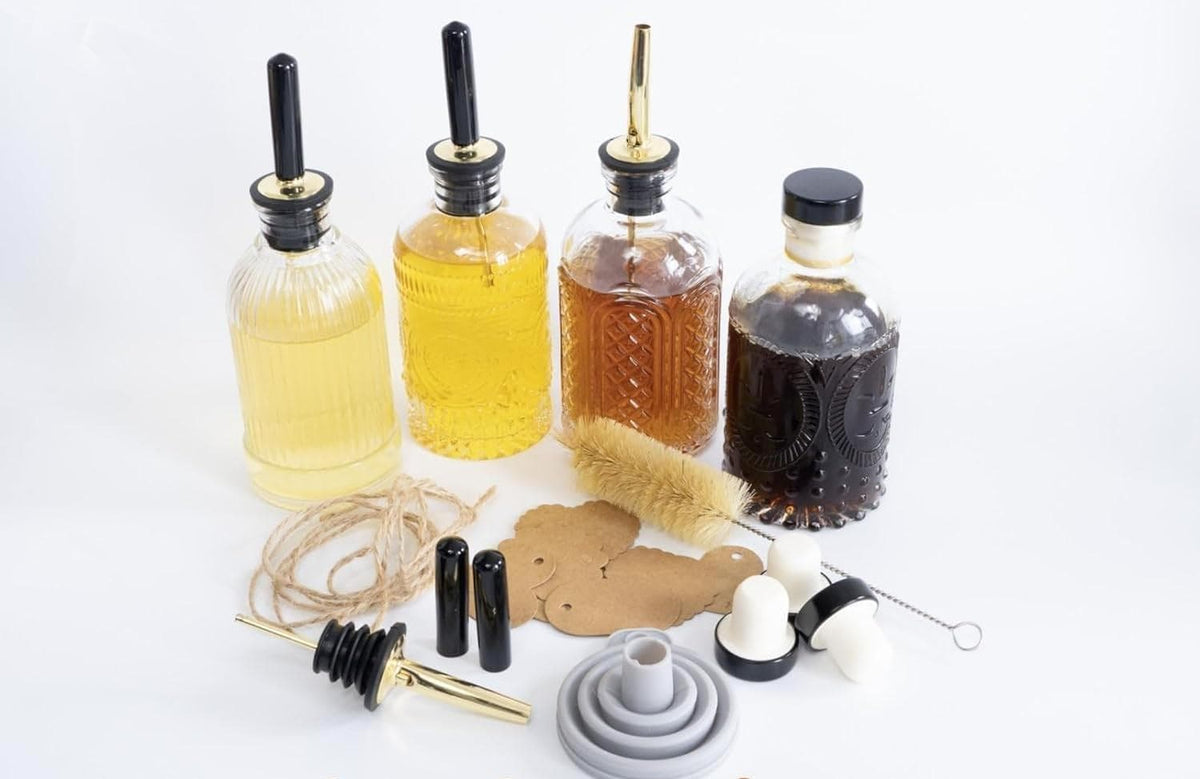 Chef Supply Co Oil Dispenser Bottle Oil Dispenser Bottle 4Pcs