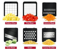 Chef Supply Co Safe Slicer Food Chopper 6 Inserts