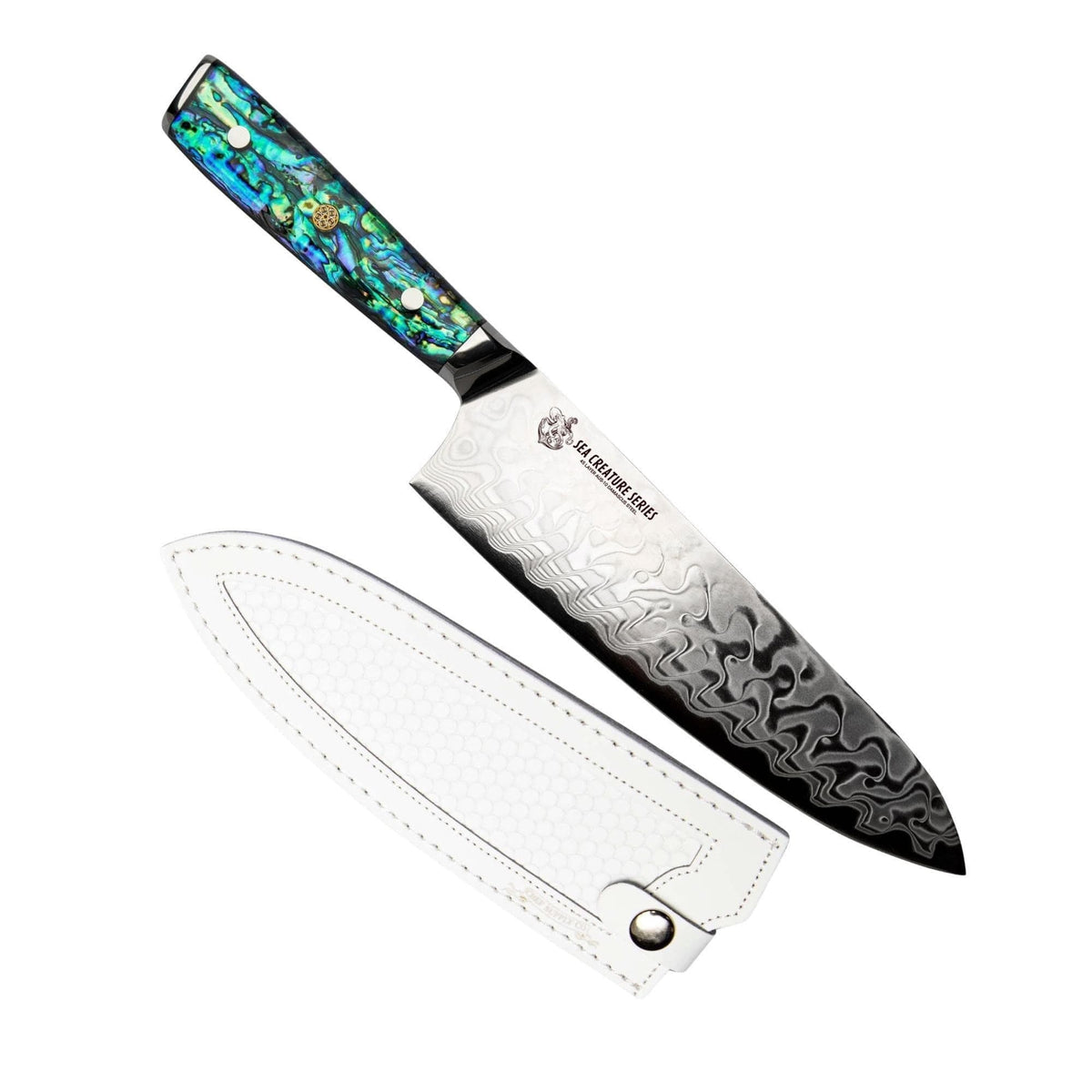 CHEF SUPPLY CO Sea Creature Culinary Masterpiece 7-Piece Knife Set