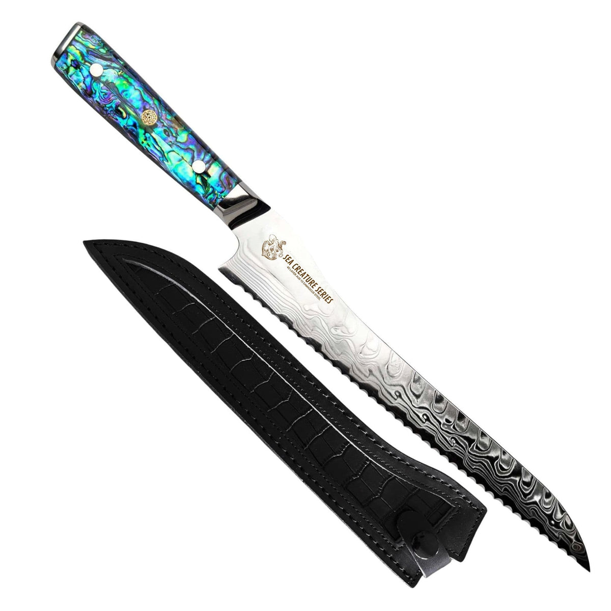 CHEF SUPPLY CO Sea Creature Culinary Masterpiece 7-Piece Knife Set