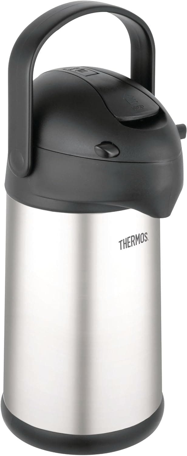 Chef Supply Co Vacuum Flask Insulated Vacuum Pump Pot 2.5L