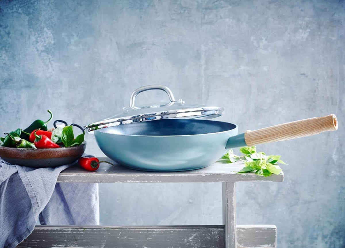 Chef Supply Co Wokpan Nonstick Covered Wok 28cm