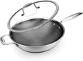Chef Supply Co Wokpan Stainless Steel Wok 12In