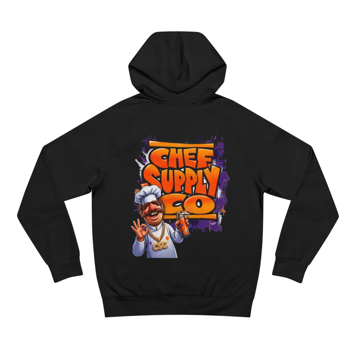 Printify Hoodie Black / XS Chef Supply Co - Swedish Chef - AS Colour 5101 Hoodie