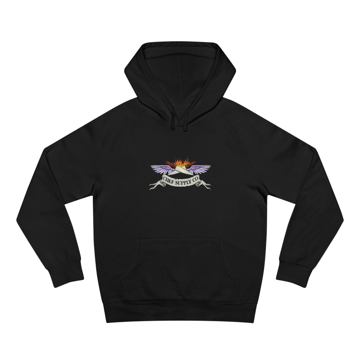 Printify Hoodie Chef Supply Co - Wings Logo - AS Colour 5101 Hoodie