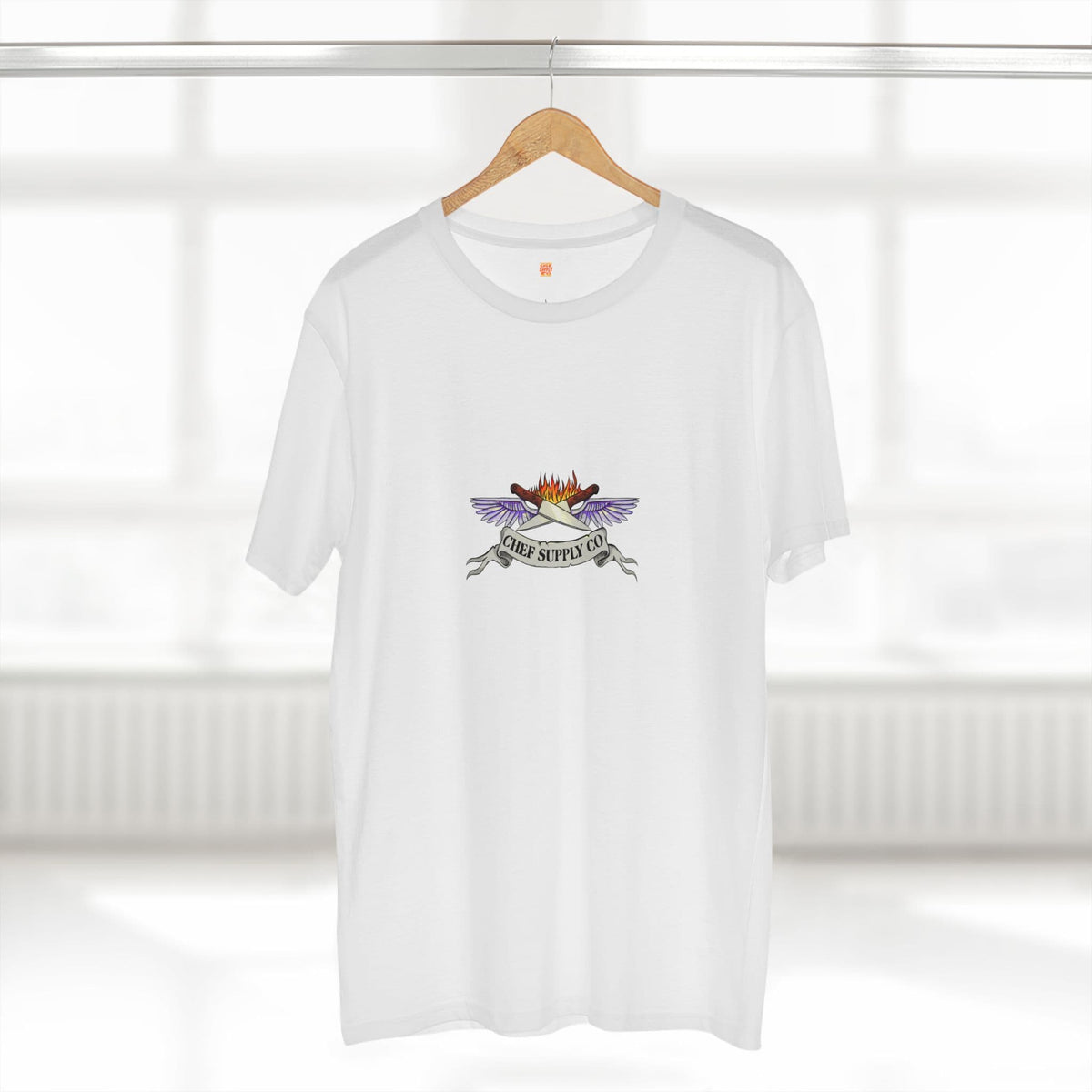 Printify T-Shirt Chef Supply Co - Wings Logo - AS Colour T-Shirt