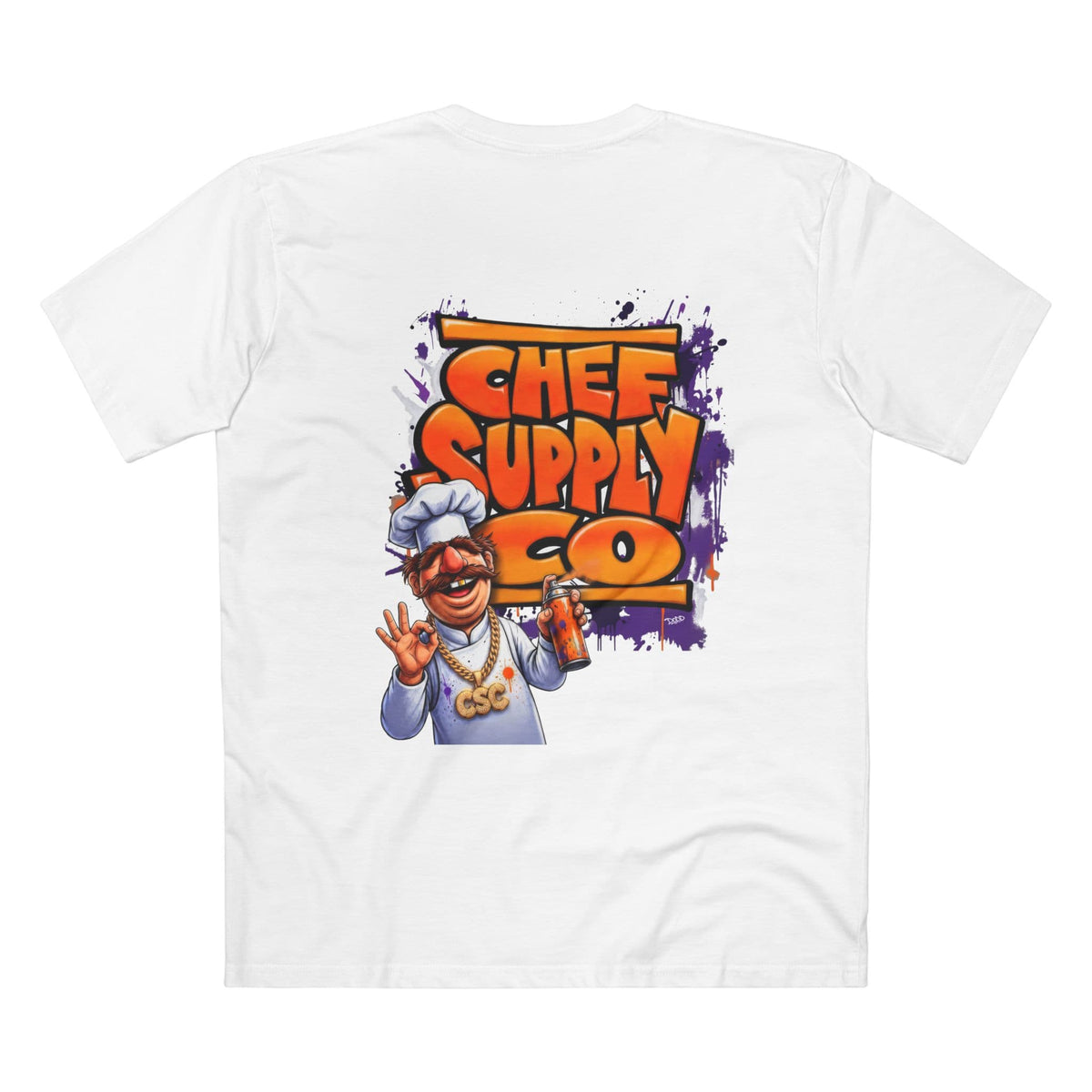 Printify T-Shirt White / XS Chef Supply Co - Swedish Chef - AS Colour T-Shirt