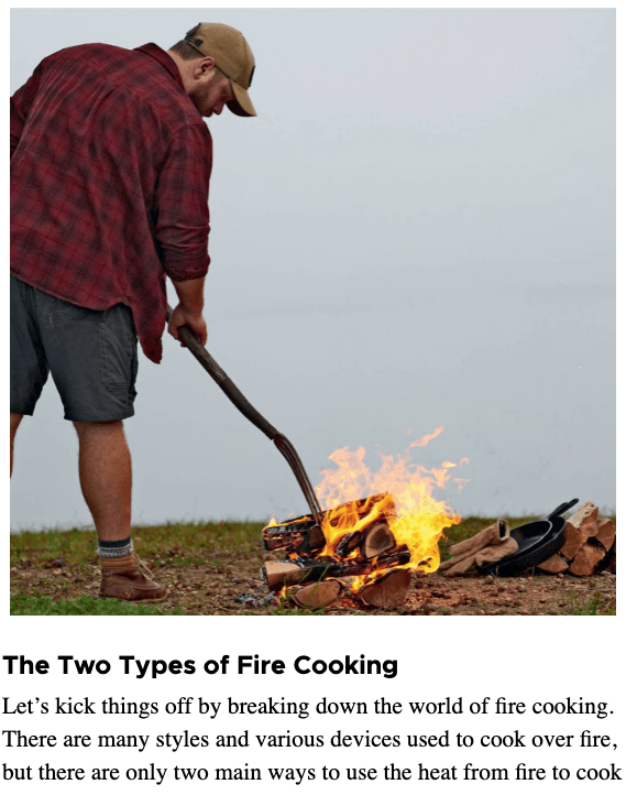 CHEF SUPPLY CO Print Books Food x Fire BBQ Book - Grilling & BBQ with Derek Wolf of Over the Fire Cooking