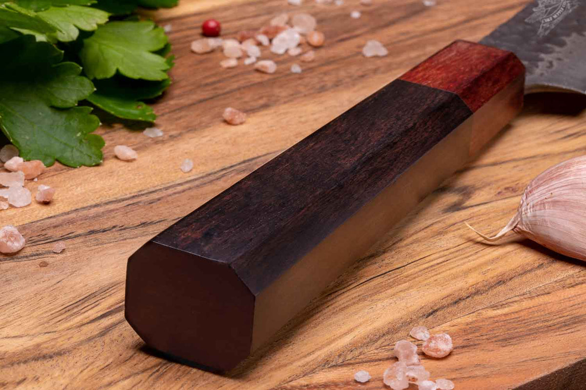 CHEF SUPPLY CO The "Nikuya". Japanese Style 25cm - 10 inch 67 Layer Damascus Slicing Knife with Hammer Finish